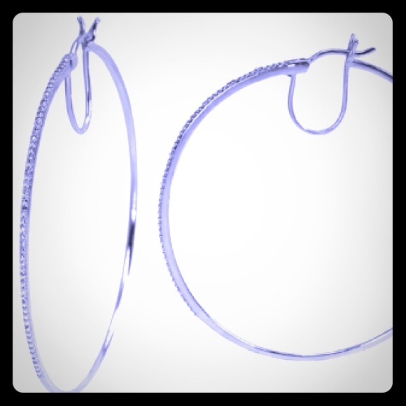 Sterling silver hoops ❤SOLD❤