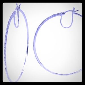 Sterling silver hoops ❤SOLD❤