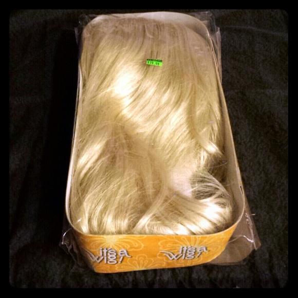 Platinum blonde wig