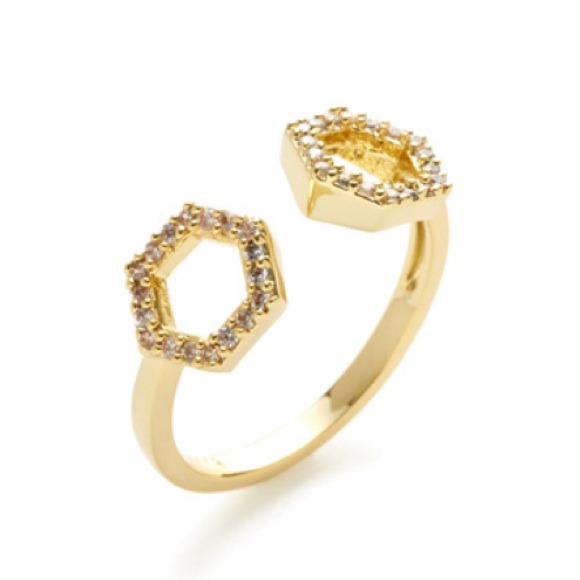 Melanie Auld Double Hex Ring