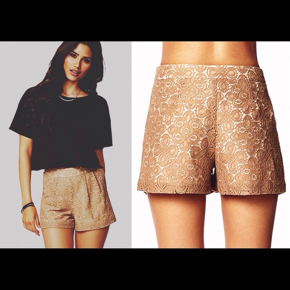 BUNDLED❗️NWT pleated lace shorts