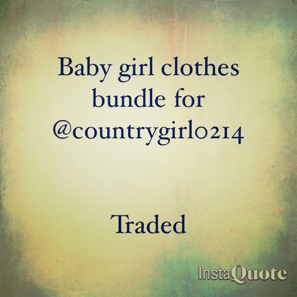 Bundle baby girl clothes