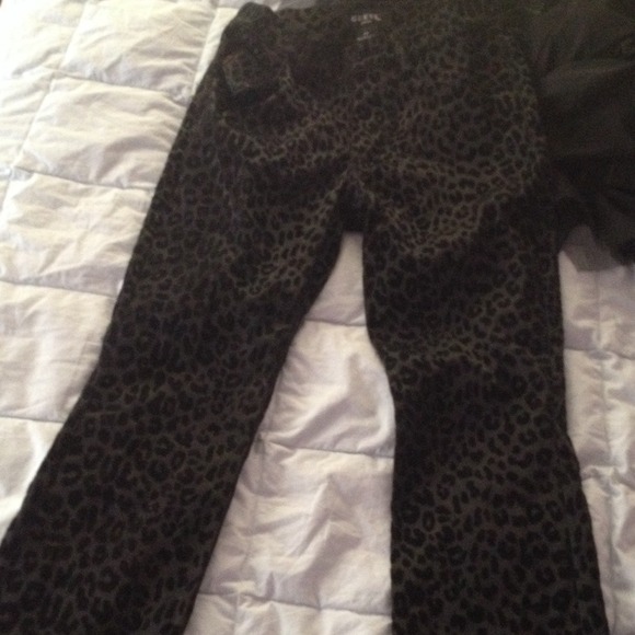 Cheetah print jeans!