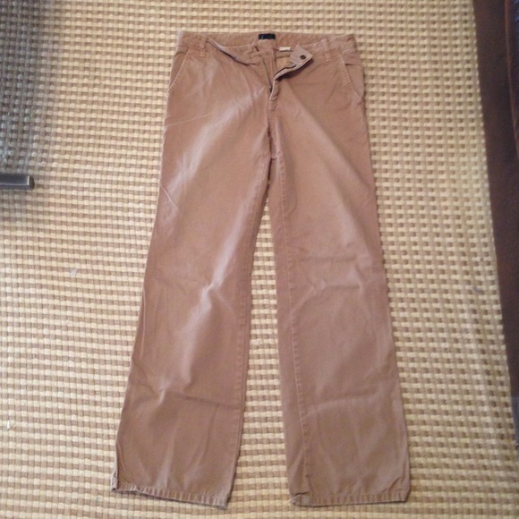 JCrew Khaki pants size 2 low fit