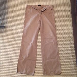JCrew Khaki pants size 2 low fit
