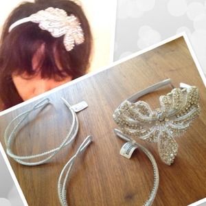 1 Rhinestone Butterfly Headband