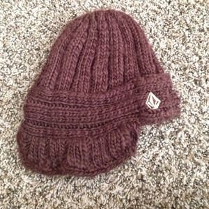 Brown Volcome beanie