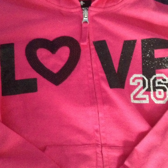 ⚠️TRADED ⚠️ Pink Love Sweater - Picture 2 of 2