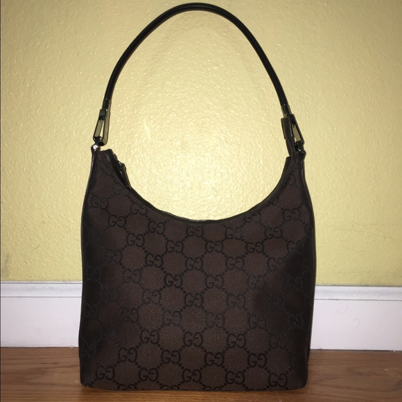 GUCCI | Brown monogram hobo |