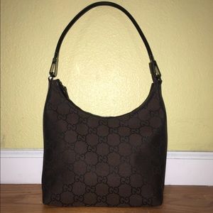 GUCCI | Brown monogram hobo |