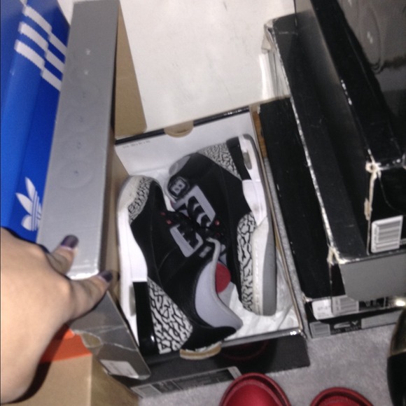 🚫 traded 🚫 Black cement 3s