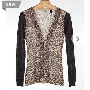 Bke cheetah cardigan