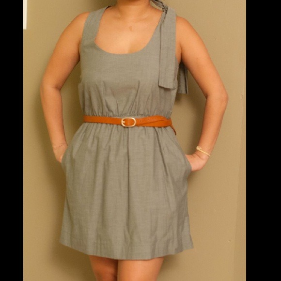 SOLD J. Crew side shoulder tie dress NWOT