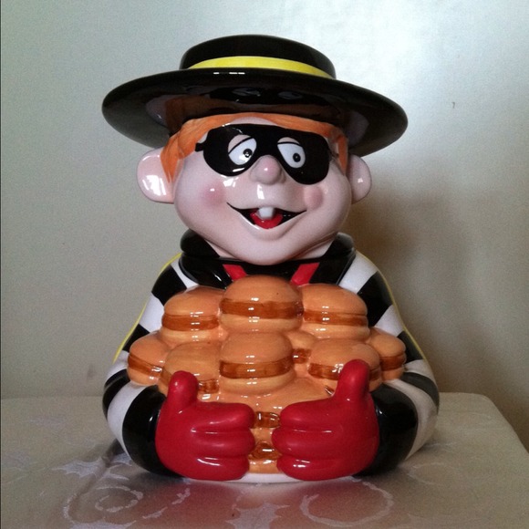 NEW MCDONALD'S HAMBURGER COOKIE JAR.
