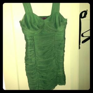 Olive green dress