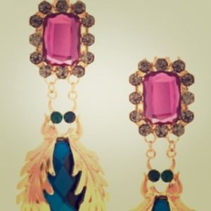 Asos premium Darling Bug drop earrings