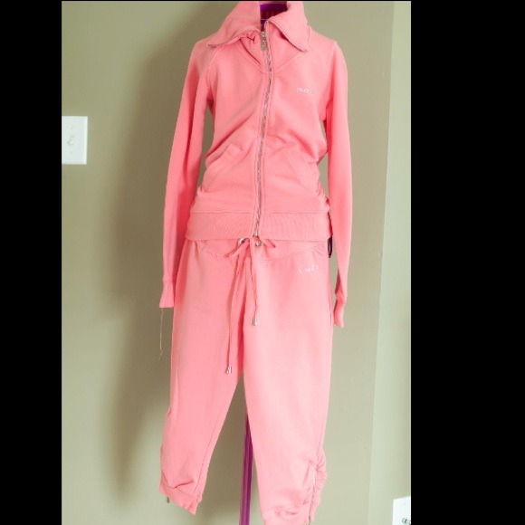 SOLD Bebe track suit set NWT