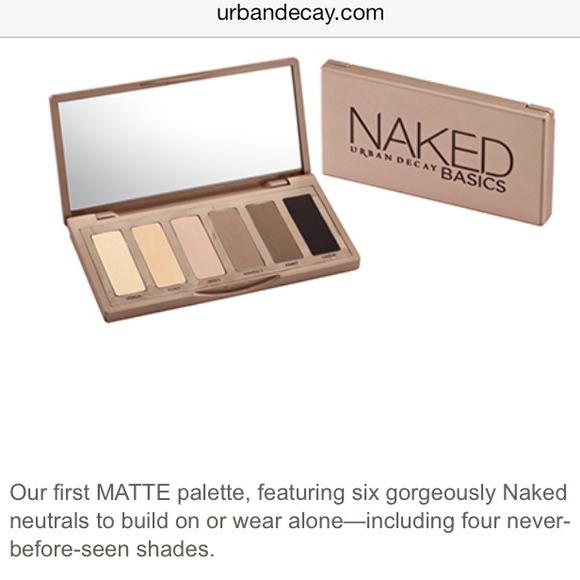 NWOT urban decay's naked basics