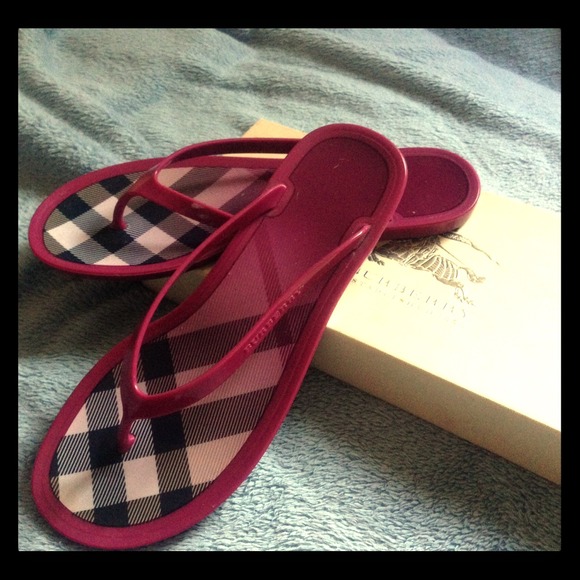 SOLD Authentic Burberry jelly sandals