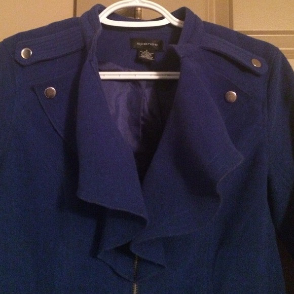 Royal blue jacket - Picture 2 of 4