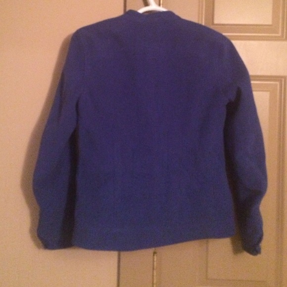 Royal blue jacket - Picture 3 of 4