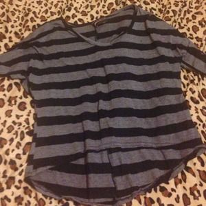 Black and grey crop top