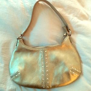 Michael Kors gold handbag