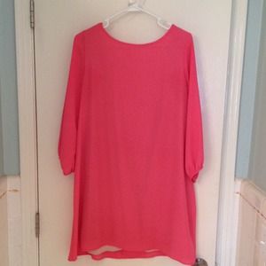 Brand new pink bow back dress!