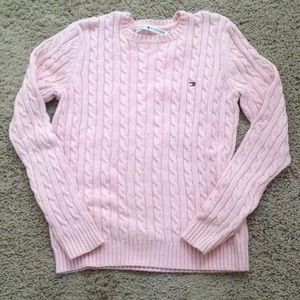 Tommy Hilfiger Pink Cable Sweater