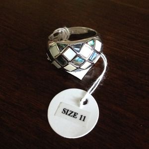 Opal and Turquoise Ring