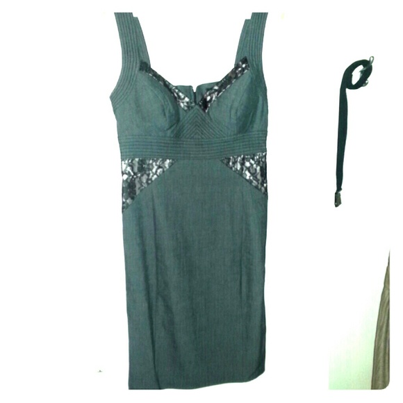 Dresses & Skirts - Jean material party dress!