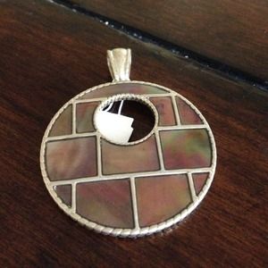 Gold Stone Detailed Pendant