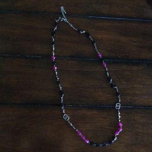 Silver Beaded Necklace