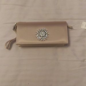 Evening clutch with rhinestones