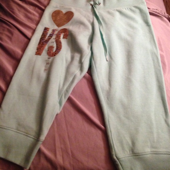 Sold on Vinted. VS cropped sweats with BLING - Picture 2 of 3