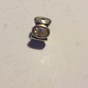 Authentic clear oval lights pandora charm