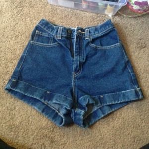 super high waisted shorts