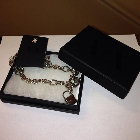 Armani Exchange Charm Necklace! With Charms! New!