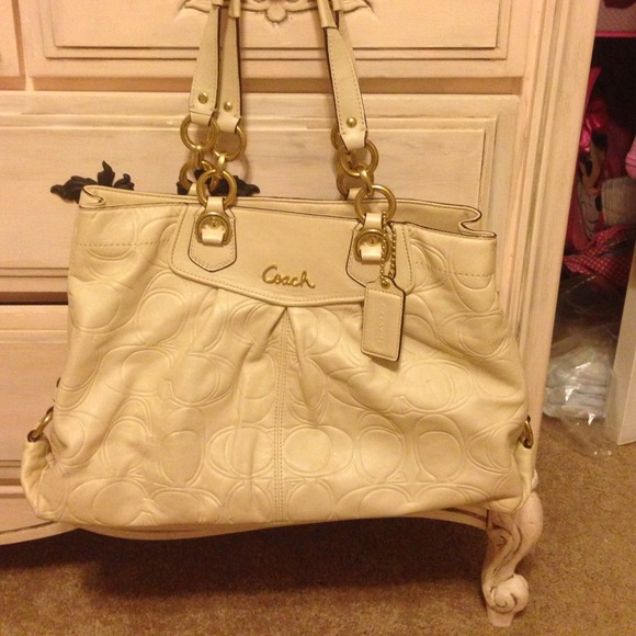 Authentic coach leather handbag