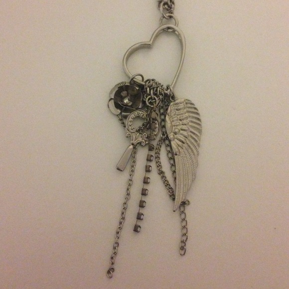 Heart long necklace
