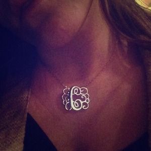 Gold Monogrammed Necklaces