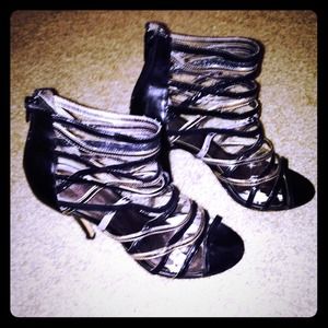 ALDO Caged Snake Sandal Booties