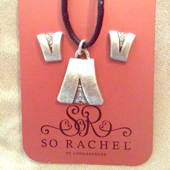 Longaberger So Rachel longaberger jewelry set. from Sarah's closet on