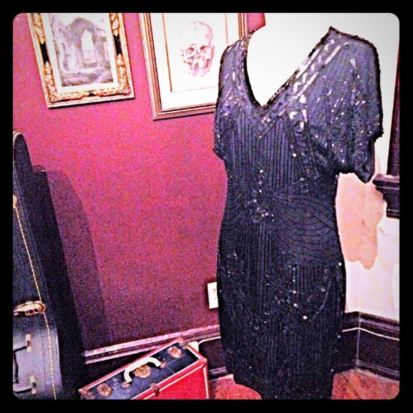 Vintage 1920s Sequin Dress