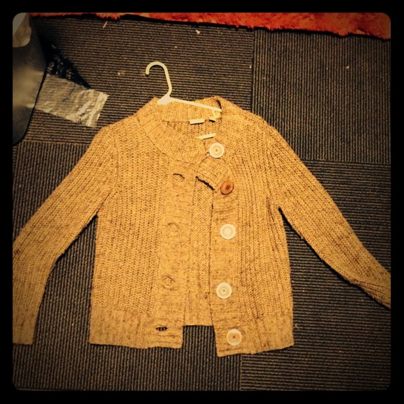 Super warm Tan cardi with buttons