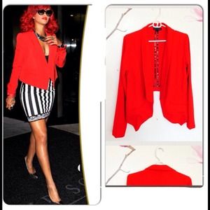 ❌SOLD❌🌹jealous tomato hot red blazer