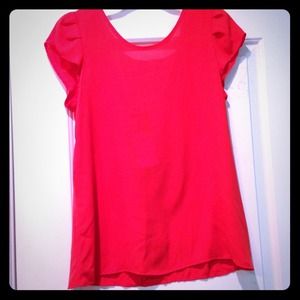 Short sleeve bow top