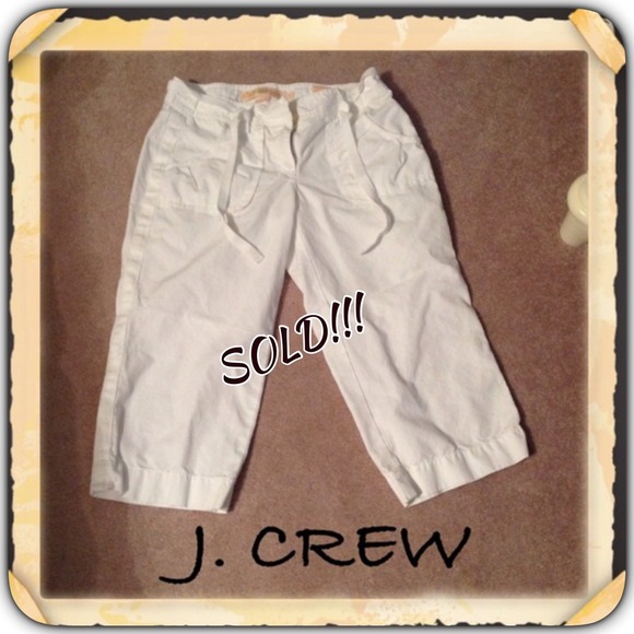 #295   🌾J. CREW CHINO CITY FIT CAPRIS🌾