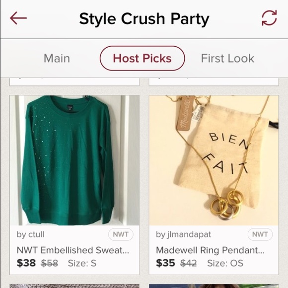 🎉HOST PICK🎉 NWT Green Embellished Sweater - Picture 4 of 4