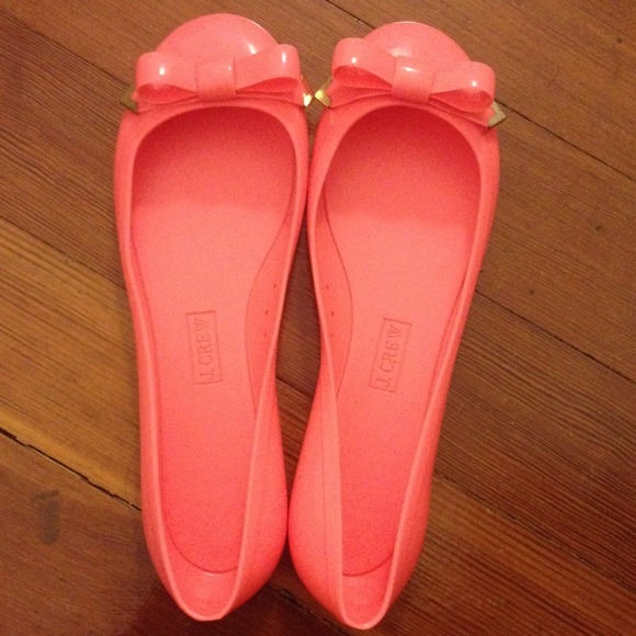 *Sold* Jcrew rainy day bow flats